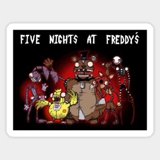 Five Nights At Freddys The gang's all here Magnet